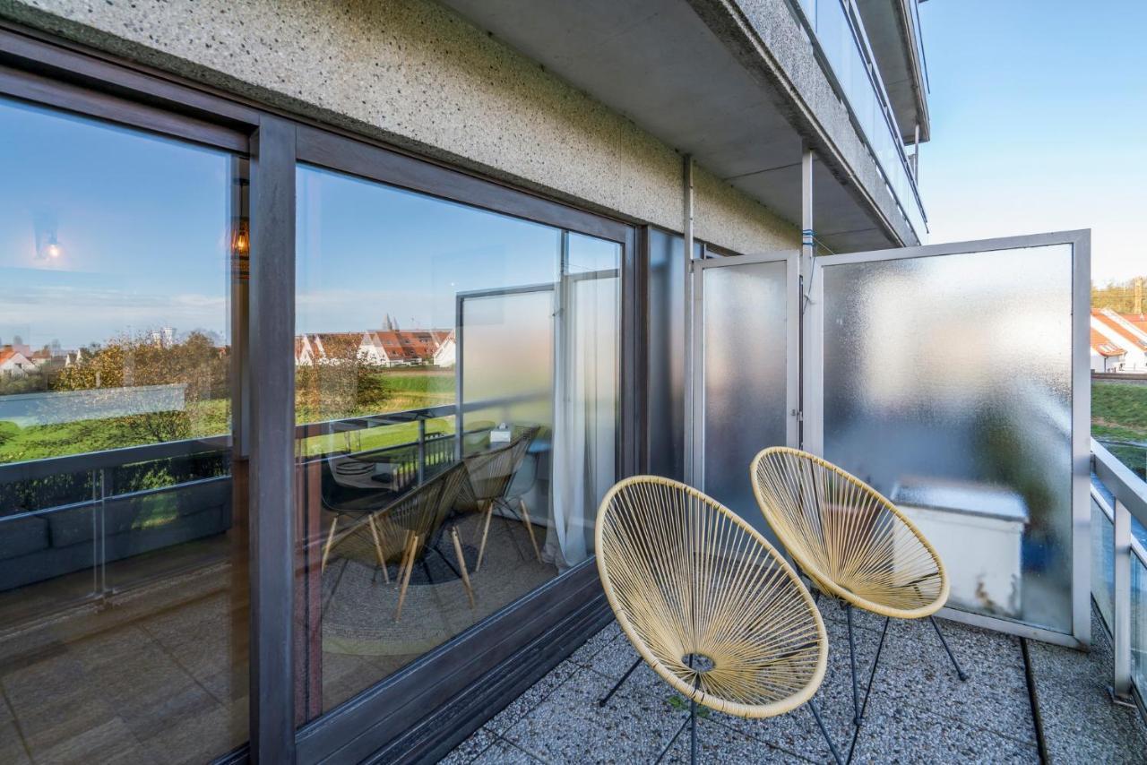 La perle du Nord studio met meer, strand en zwembad Appartement Knokke-Heist Buitenkant foto