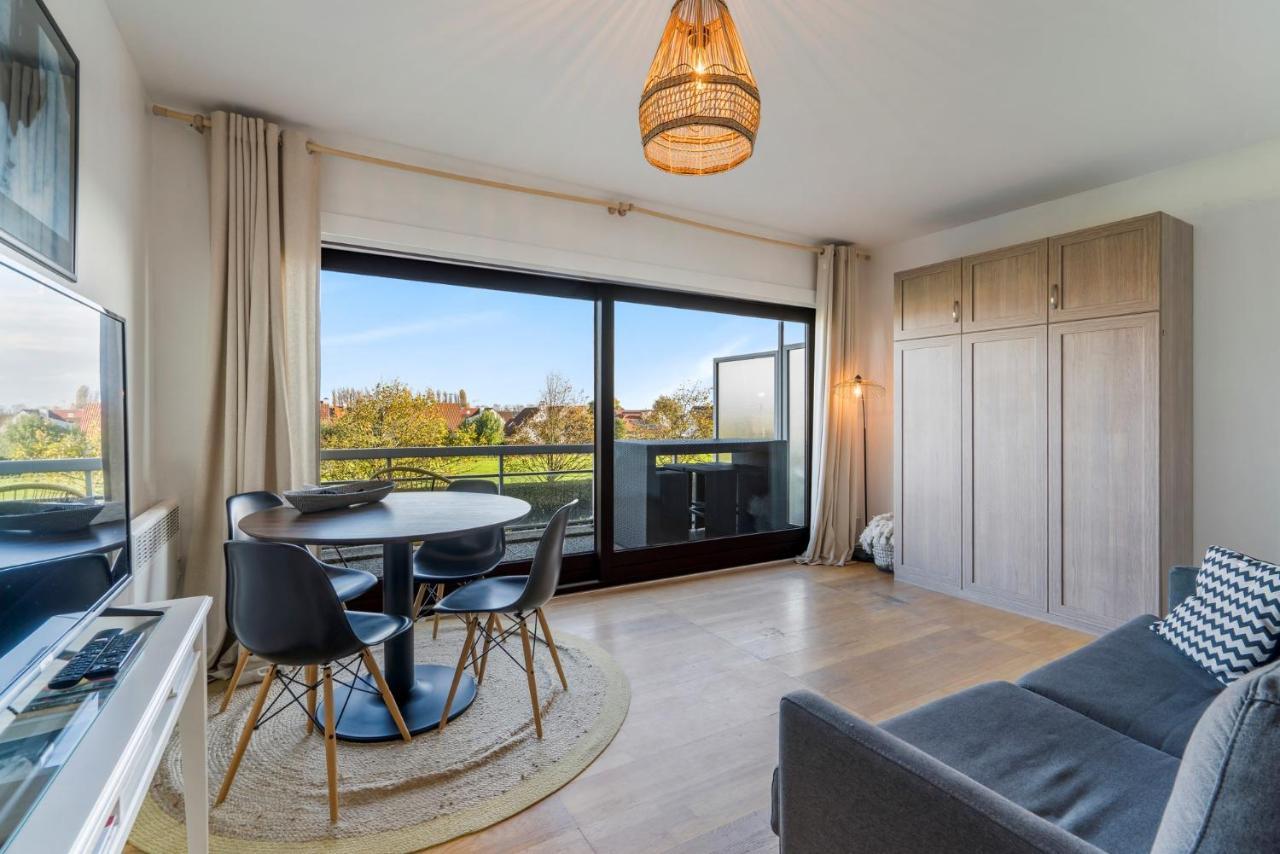 La perle du Nord studio met meer, strand en zwembad Appartement Knokke-Heist Buitenkant foto