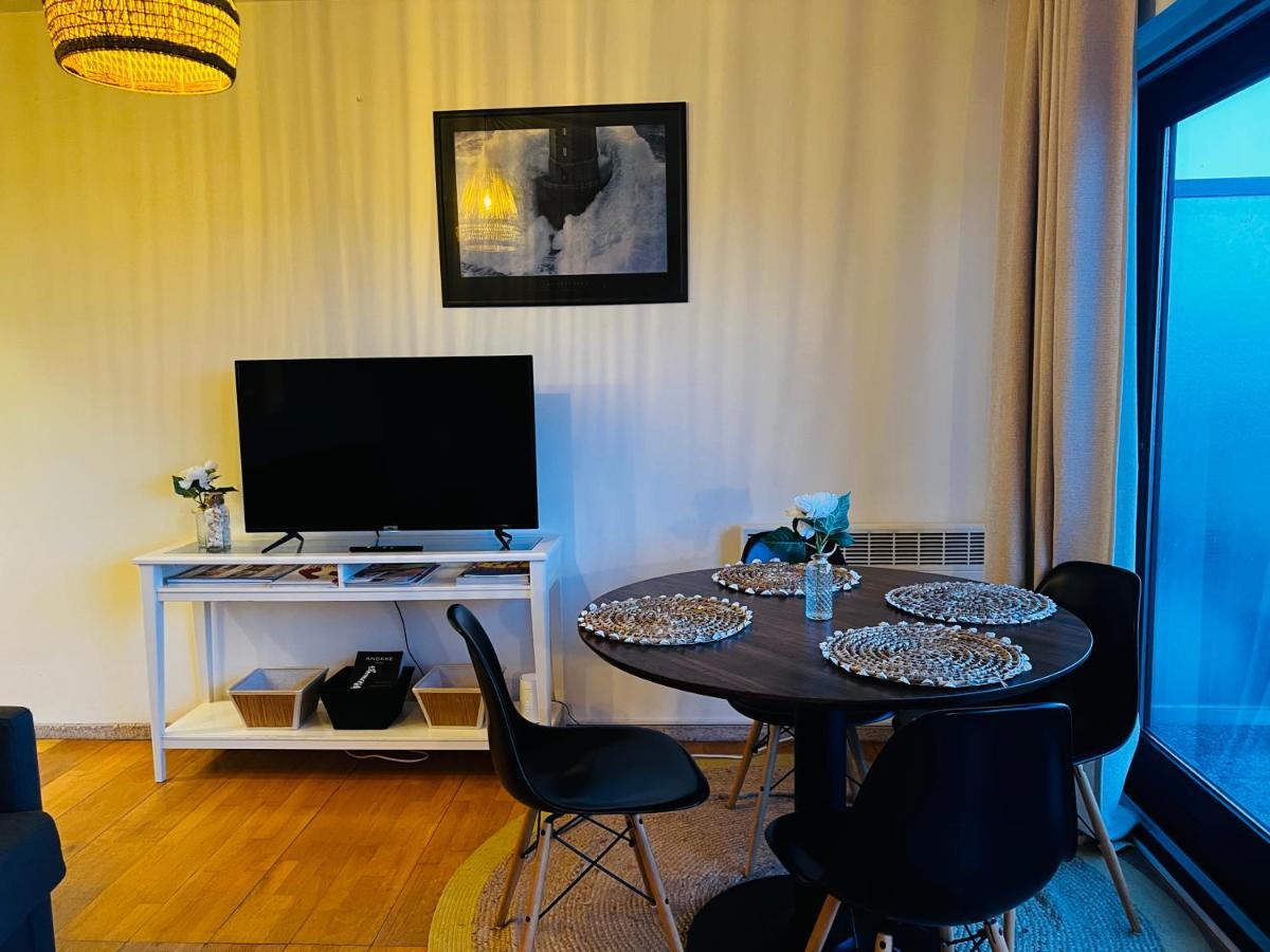 La perle du Nord studio met meer, strand en zwembad Knokke-Heist Buitenkant foto